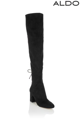 Aldo Block Heel Over The Knee Boots